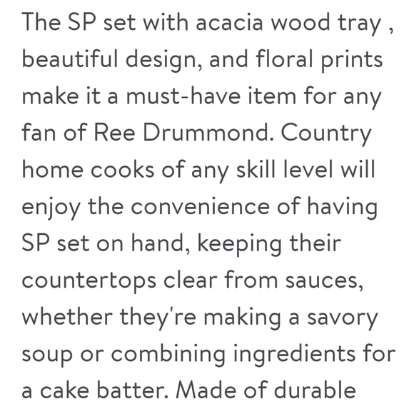 🎁 New Pioneer Woman Salt & Pepper Shakers with Tray - Picture 8 of 9